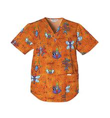 cirque de bugs V-Neck Tunic Scrubs
